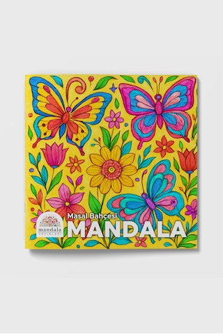 Mandala Büyükler İçin Boyama Kitabı Masal Bahçesi