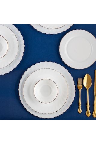 Perotti 17585 Waves Opal 24 Parça 6 Kişilik Yemek Takımı