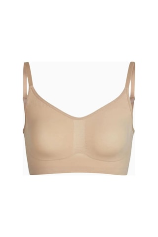 Skims Seamless Sculpt Bralette, Dikişsiz Şekillendirici Bralette, Konforlu Ve Esnek Destek Bej
