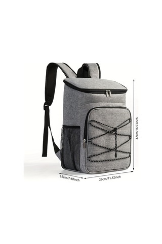 Lemestar Oxford Kumaşlı Navy Sıcak-sojuk Saklama Çanta, Büyük Kapasiteli Piknik Çantası, Dış Etkinlikler İçin Isı Yalıtımı Lacivert