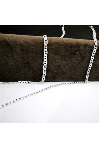 Omar Silver Unisex Barlı 2,30 Mm Gümüş Kolye Zincir Omr7821