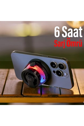 Bluetooth Hoparlör Yüksek Ses Mini Bas Manyetik Kablosuz Speaker