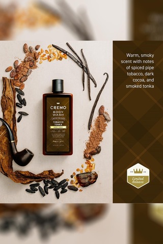Cremo Tobacco Tonka Nemlendirici Duş Jeli 473ml Diğer