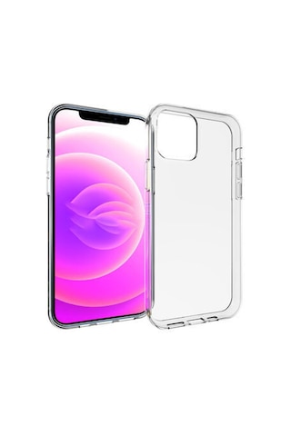 Apple Uyumlu iPhone 14 Plus Şeffaf Silikon Kılıf Esnek Darbe Emici Ultra İnce Şeffaf Telefon Koruyucu Kapak