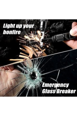 Novahub Çok Amaçlı Taktik Kalem: Pusula & Acil Durum Düdüğü, Maceralarınızda Güvende Kalın Çok Renkli Çok Renkli