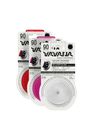 Vavana Spin Araba Klima Kokusu - Profesyonel Otomobil Kokusu / Bpa & Sıvı İçermez / 90 Gün Etkili / Araç Parf Genel