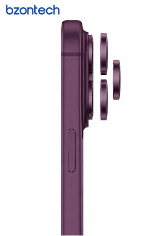 İphone 18 Pro / İphone 18 Pro Max Uyumlu Kamera Lens Koruyucu Bordo
