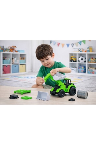 Çılgın Dozer Yeşil Yeşil