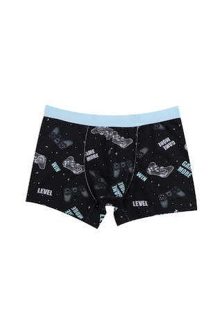 Koza İç Giyim Erkek Çocuk Pamuklu Uzay Baskılı 3'lü Boxer 3053 3053-16