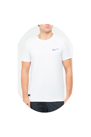 Nike Ef-4574 Erkek Polyester T-shirt Beyaz