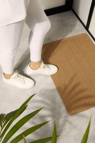 Ocean Home Textile Jüt Halat Çok Amaçlı Dekoratif İç Dış Kapı Önü Paspası 72 x 51,5 CM