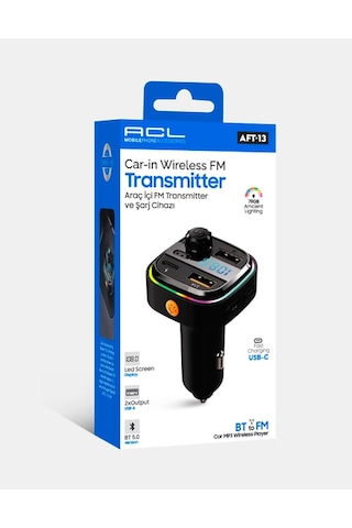 Araç İçi Fm Transmitter Ve Şarj Cihazı