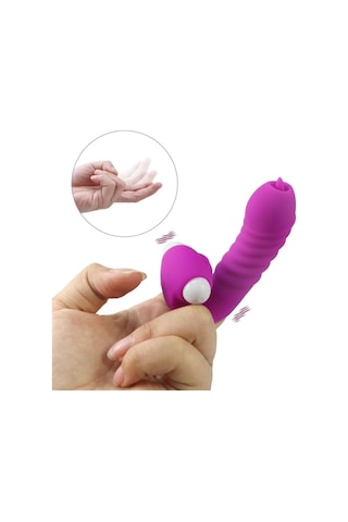 Pembe Tilki Parmak Ucu Vibratör Pembe