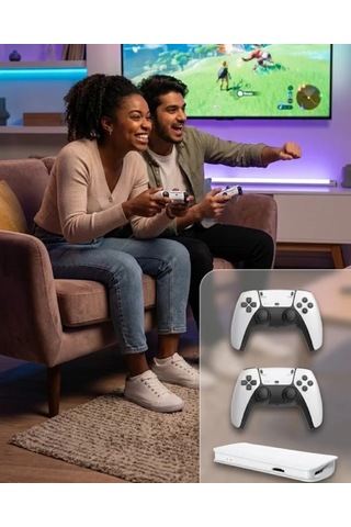 Home M15 Retro Konsol 20.000 Oyunlu, Çift Gamepadli, 4k Hdmı