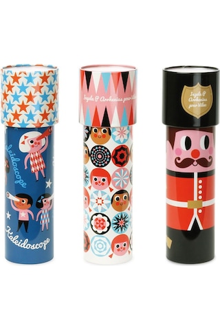 Vilac - Metal Kaleydeskop - Çiçek Dürbünü - Pink Rosette