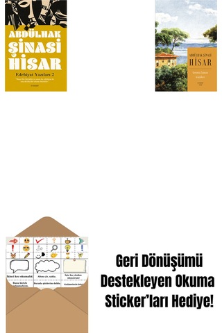 Edebiyat Yazıları 2 + Geçmiş Zaman Köşkleri Kitap Boy + Okuma Sticker'ları