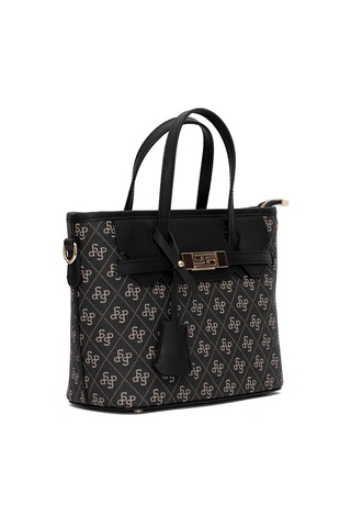 Silver Polo 1185 Kadın El Çantası Siyah Siyah