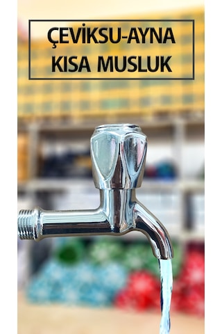 Çevik Su Ayna Model Musluk Kısa Tip