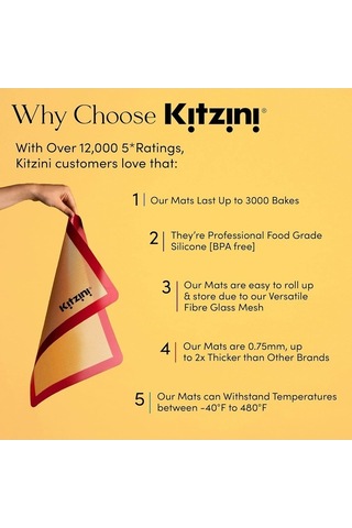 Maoyaya Silikon Pişirme Mat Seti - 2 Yarım + 1 Çeyrek Yaprak, Yapışmaz, Bpa Free, Profesyonel Fırın Tepsisi Diğer