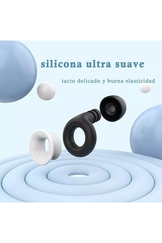 Wezone Yeniden Kullanılabilir Yumuşak Silikon Kulaklık, 25-28 Db Gürültü Azaltıcı, 4 Farklı Boyut Xs-s-m-l , 2 Adet Taşıma Kutusu İle 2 Çift Paket