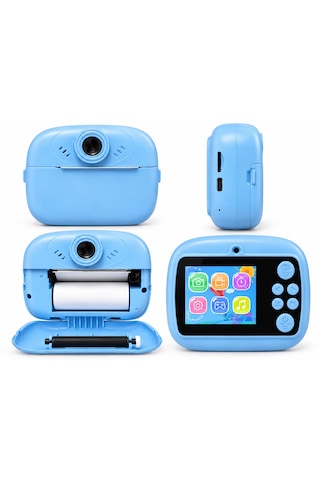 Cmr91 Çocuk Dijital Mini Kamera 1080p Hd 2.0 İnç Ekran Fotorğraf Video Oyun Müzik Usb Şarj Termal Resim Kağıt Baskılı Yazıcı Kamera Video Makinesi Print Kamera