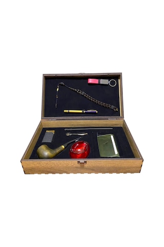 Pipsan Pipo Ahlat Ağacı Balsa Filitreli Çakmaklı Kartlık Anahtarlık Tesbih Set 605729-709148