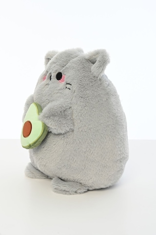 30 Cm Yumuşak Avakadolu Kedi Peluş Oyuncak Oyun Arkadaşı Açık Gri