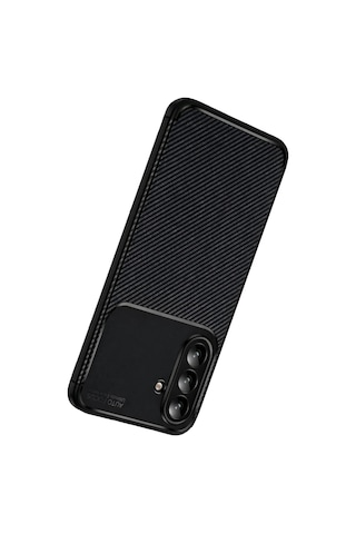Samsung Galaxy Uyumlu, S26 Fe Kılıf Karbon Silikon Case Siyah
