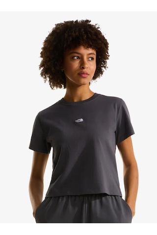 The North Face Nf0a8gr1-g70 W Essential Regular Short Sleeve Cutie Kadın T-shirt Gri