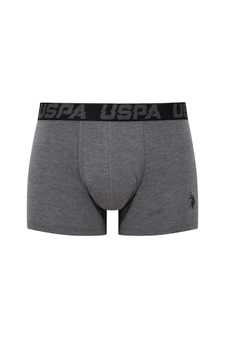 U.S. Polo Assn. - Erkek Siyah - Antrasit -Baskılı 3 Lü Boxer-Siyah - Antrasit -Baskılı