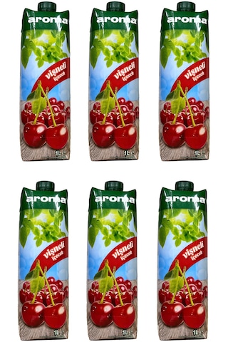 Aroma Vişneli İçecek 1 Lt X 6 Adet