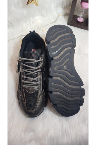 Flet Air Taban Ortopedik Kadın Sneaker Ayakkabı Ckr00583 Gri