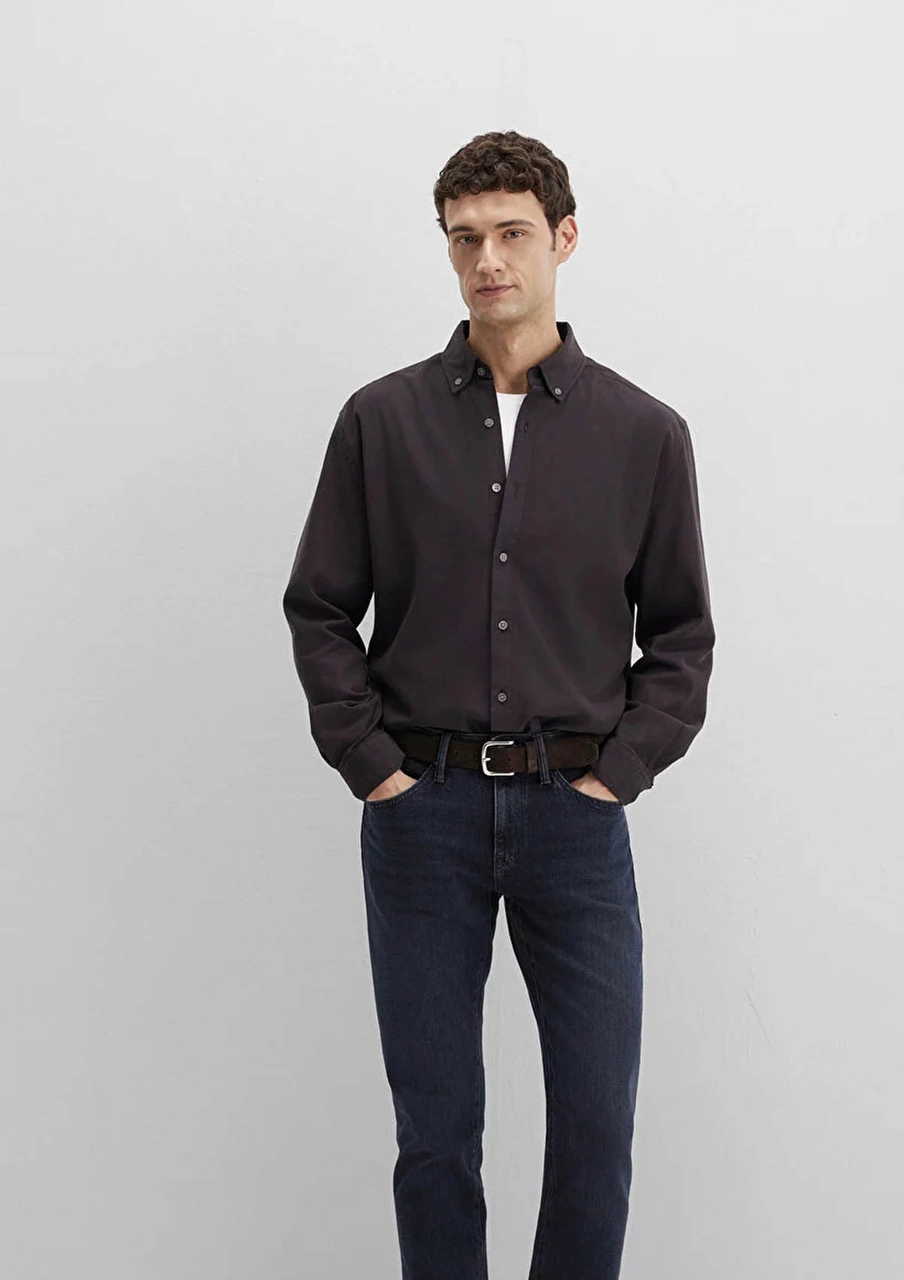 Mavi Loose Fit Kahverengi Erkek Gömlek M0211751-91404 Kahverengi