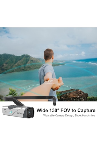 Ordro EP8 Giyilebilir 4K Video Kamera