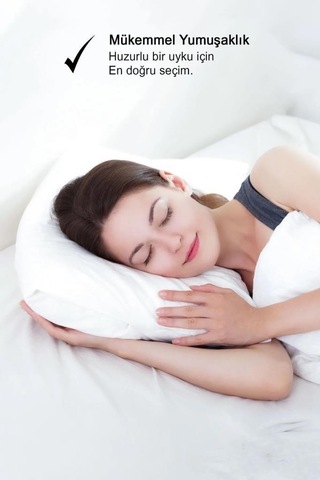 Mikrofiber Yastık 800 Gr. 50x70 Polyester Elyaf Dolgulu Hijyenik