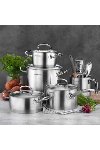 Korkmaz A1155 Proline Sütlük Tencere 14X14 2.0 L. Satin