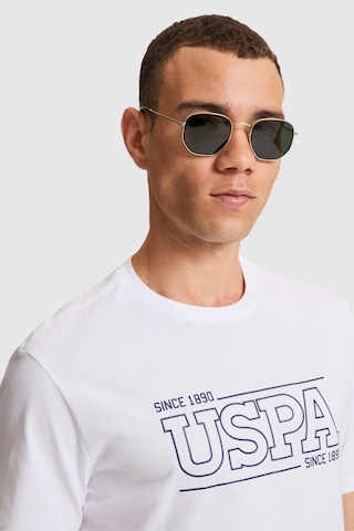 U.S. Polo Assn. U.s. Polo Assn. Erkek T-shirt Pu-9667 Beyaz