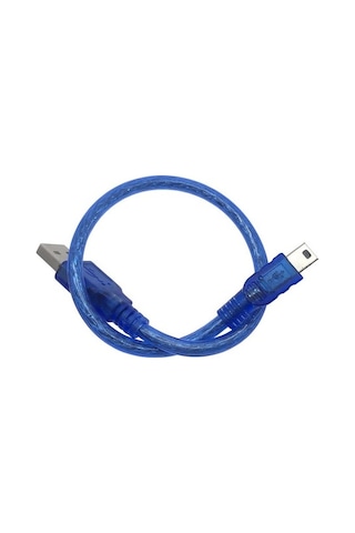 Mini Usb Kablo 30cm Usb A Mini Usb 5 Pin, Veri Ve Şarj Kablosu