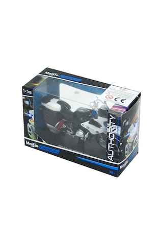 Maisto Polis Motosikleti Model 11 Cm 3 Yaş+ 1 Adet Metal Die-cast Oyuncak