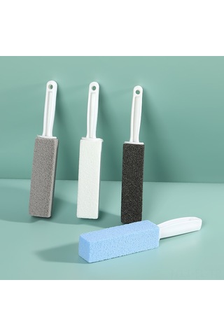 Lemestar Mavi Tuvalet Temizlik Fıstığı - Kayalık Taş Temizleme Çubuğu, Kolaysız Kullanim, Dayanıklı Malzemeyle Ev Bakımı Aracı Siyah