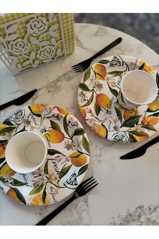 Tverskie Tarelki 10 Kişilik Tek Kullanımlık Tabak Seti 272936679 50