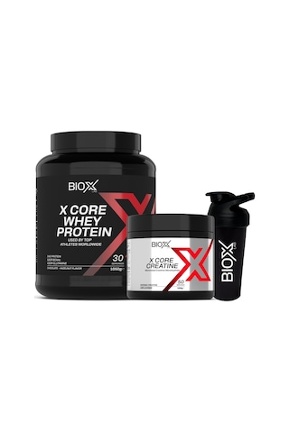 Whey Protein Çikolata&fındık Protein Tozu 30 Servis 1050 Gr + Kreatin 50 Servis 150 Gr + Shaker Çikolata - Fındık