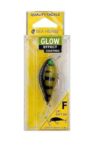 Sea Horse Fans Crank 36 Mm 3,8 Gr Yellow Perch