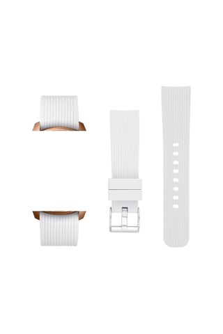 Samsung Uyumlu Galaxy Gear S2 Classic Sport Ticwatch Silikon Kordon Kayı