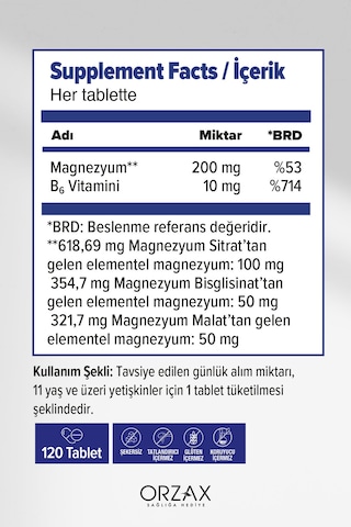 Orzax Extramag P5p 120 Tablet