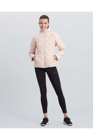 Skechers W Capitone Hooded Jacket Kadın Light Camel Mont S212001-230 Bej