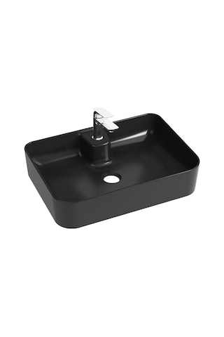 Alvit Smartslım Tez.Üstü Batarya Delikli Lavabo 35 x 50CM Par.Si...