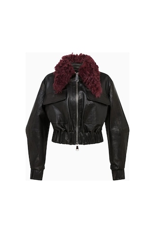 16arlington 16arlıngton Cie Jacket Shearling Bomber Ceket Siyah