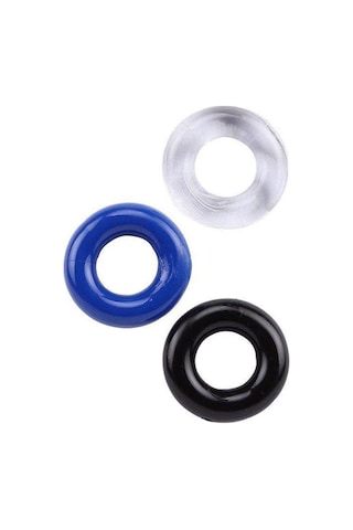Erotixshop 3'lü Silikon Penis Halkası