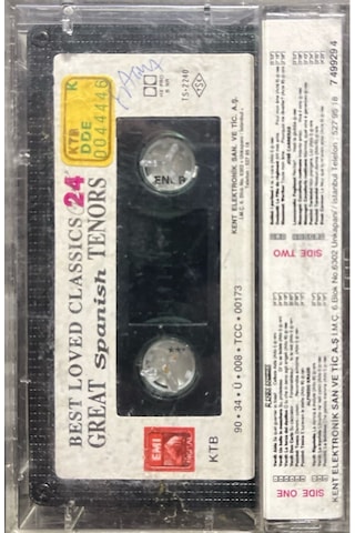Plak Değildir Kaset Tir Kaset Best Loved Opera Arias-24 Kaset